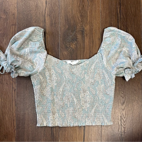 LUSH paisley top SZ MED - Picture 1 of 5